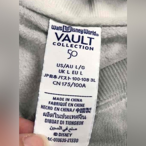 (L) Walt Disney World 50th Anniversary Pullover Sweatshirt for Adults UNISEX - Picture 3 of 4